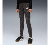 PUMA Essentials Graphic Animal Print Leggings Youth, Black, size 13-14 Youth