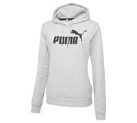PUMA Women's Logo Hoodie Fl Sweat, Light Gray Heather, M