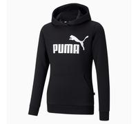 PUMA Essentials Logo Hoodie Youth, Black, size 7-8 Youth