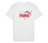 PUMA Essentials Logo Lab Summer White Men's Short Sleeve T-Shirt M