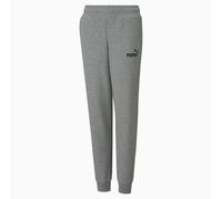 PUMA Essentials Logo Pants Youth, Medium Grey Heather, size 9-10 Youth