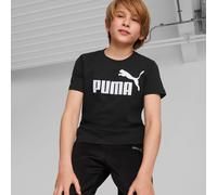 PUMA Essentials Logo T-Shirt Youth, Black, size 7-8 Youth