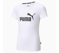 PUMA Essentials Logo T-Shirt Youth, White, size 9-10 Youth