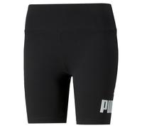 Puma Essentials Logo Womens Short Legging Size: Small, Colour: Black