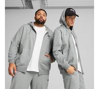 PUMA Essentials No. 1 Logo Full-Zip Hoodie Men, Medium Grey Heather, size XL