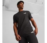 Puma Mens Essentials Small Logo T-Shirt Tee - Black material_cotton - Size Medium