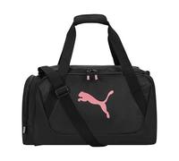 PUMA Evercat Form Factor Duffel Bag, Black/Magic Rose, One Size, Form Factor Duffel With Adjustable Strap, Padded Bottom & Zip Pockets