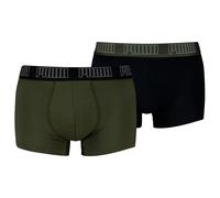 PUMA Boxer Trunk Boxershorts Men Herren Everyday Unterhose Pant Unterwäsche 2er Pack, Farbe:Forest Night, Bekleidungsgröße:XL