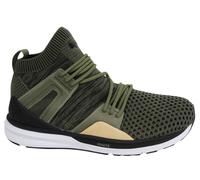 Puma EvoKnit BOG Blaze Of Glory Limitless Lace Up Mens Trainers 363134 03 B82C - Green Textile - Size UK 4