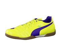 PUMA Evopower 4 It Men's Indoor Sports Shoes, Orange Orange Fluro Yellow Prism Purple Scuba Blue 04, 9.5 UK
