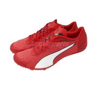 Puma EvoSpeed Brush 7 Red White Men Unisex Track and Field Spikes 312969-02