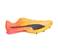 Puma EvoSPEED Distance Nitro Elite+ 4 Spike Shoes - Orange, Black, Size 8.5
