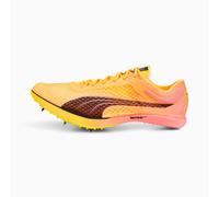 PUMA Evospeed Distance Nitro Elite Track And Field Spikes, Sun Stream/Sunset Glow/Black, size 4