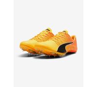 Puma EvoSPEED FUTURE 6 Spike Shoes - Yellow, Orange, Size 9