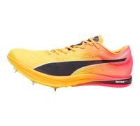 PUMA Evospeed Long Distance Nitro Elite+ Track And Field Shoes, Sun Stream/Sunset Glow/Black, size 10.5