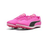 Puma Evospeed Star 9 Junior Track & Field Shoe, Poison Pink-Sun Stream Black, 2.5 UK