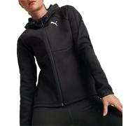 Puma EvoStripe Full Zip Womens Training Hoody Black Gym Hooded Performance
