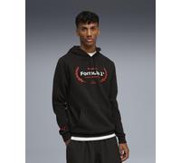 Puma F1 Essential Logo Graphic Hoodie Black Red White - S