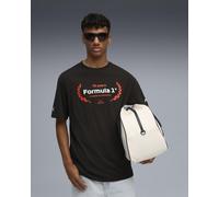 Puma F1 Essentials Graphic Short Sleeve T-Shirt Black White Red - L