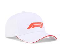 Puma F1 Formula One Official Baseball Cap Hat Adjustable OSFA One Size White