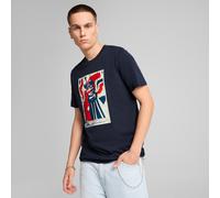 PUMA F1 Great Britain Tee Shirt Unisex, Dark Blue, size Small
