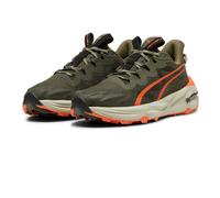 Puma Fast-Trac Nitro 3 Men's Trail Running Shoes | UK 8.5 in Dark Olive/Flame Flicker/Desert Dust