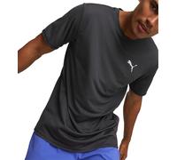Puma Favourite Mens Running Top Black Short Sleeve Lightweight Run T-Shirt