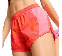 Puma Favourite Velocity Womens Running Shorts Pink 3 Inch Reflective Run Jogging