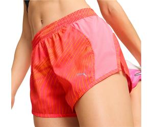Puma Favourite Velocity Womens Running Shorts Pink 3 Inch Reflective Run Jogging