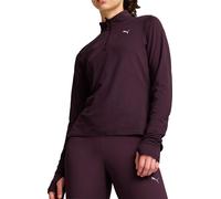PUMA Womens Run Favorite 1/4 Zip W Pullover, Midnight Plum, S EU