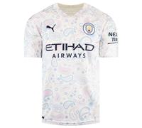 Puma FC Manchester City Mens White Football Shirt - Multicolour - Size X-Small