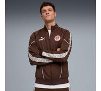 PUMA FC St. Pauli King Anthem Jacket Men, Espresso Brown/White, size Medium