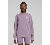 Puma female Better Classics Relaxed Pure Cotton Sweatshirt - Purple, Purple