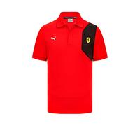 PUMA Ferrari F1, Classic Polo, 100% Cotton Jersey, Red, Adult, Official Merchandise (Small)
