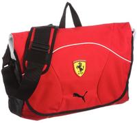 Puma Ferrari Replica Shoulder Bag 31 x 12 cm, Unisex, 070040 01, rosso corsa-white-black, 42x31x12 cm