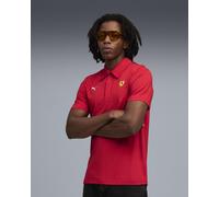 Puma Ferrari Sportswear Cloudspun Short Sleeve Polo Shirt Red - XXL