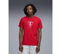 Puma Ferrari Sportswear Tonal Shield Short Sleeve T-shirt Red XL Men