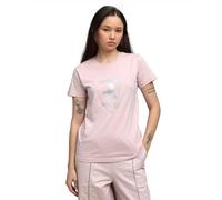 PUMA Ferrari Sportswear WMN Tonal Shield Short Sleeve T-Shirt M Pink