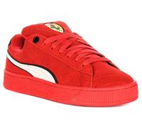Puma Ferrari Suede XL Low Top Leather Lace Up Womens Trainer In Red UK 4 - 7