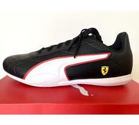 Puma Ferrari Tune Cat Mens trainers black/white UK size 8 RRP £90 308058 01