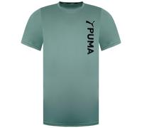 Puma Fit Poly Short Sleeve Crew Neck Mens Green T-Shirt 523843_44