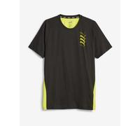 Puma Fit Triblend Short Sleeve T-Shirt Black Yellow - S