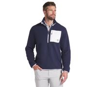 Puma Fleece 1/4 Zip NAVY/WHITE L Size: Large