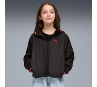 PUMA Fleece Lined Windbreaker Youth Jacket, Black, size 11-12 Youth