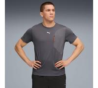 PUMA Flex Jacquard Training Pocket T-Shirt Men, Cool Dark Grey, size XS