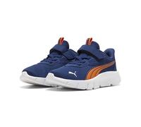 PUMA Flexfocus Modern AC+ PS Unisex Children's Trainers, Blue Jewel Rickie Orange White, 1 UK