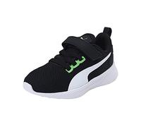 PUMA Flyer Runner V Ps Sneakers, Unisex Children, Pink, One Size, Green Flash Puma White Puma Black, 2 UK