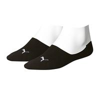 Puma Footie 2 Pack Invisible Trainer Liner Sock,141011001200035 , BLACK , UK 2.5-5 (35-38 EU)