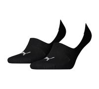 Puma Footie 2 Pack Invisible Trainer Liner Sock,141011001200043 , BLACK , UK 9-11 (43-46 EU)