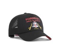PUMA Formula 1 Drive to Survive Trucker Hat Black - One Size Fits Most